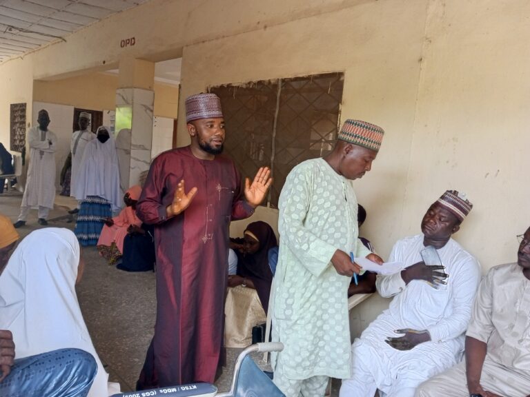 Health workers at a facility during the WellMe pilot in Katsina State