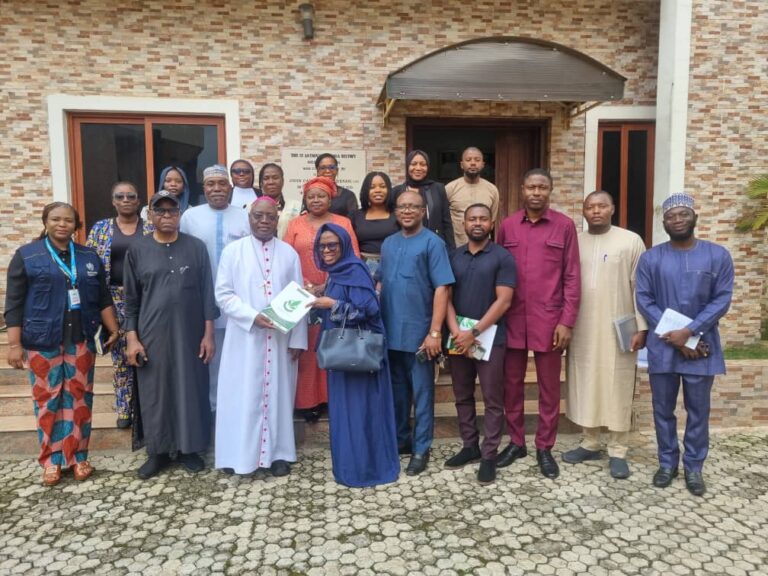 Advocacy Visit to Archbishop Kaigama for Measles-Rubella Vaccination Campaign